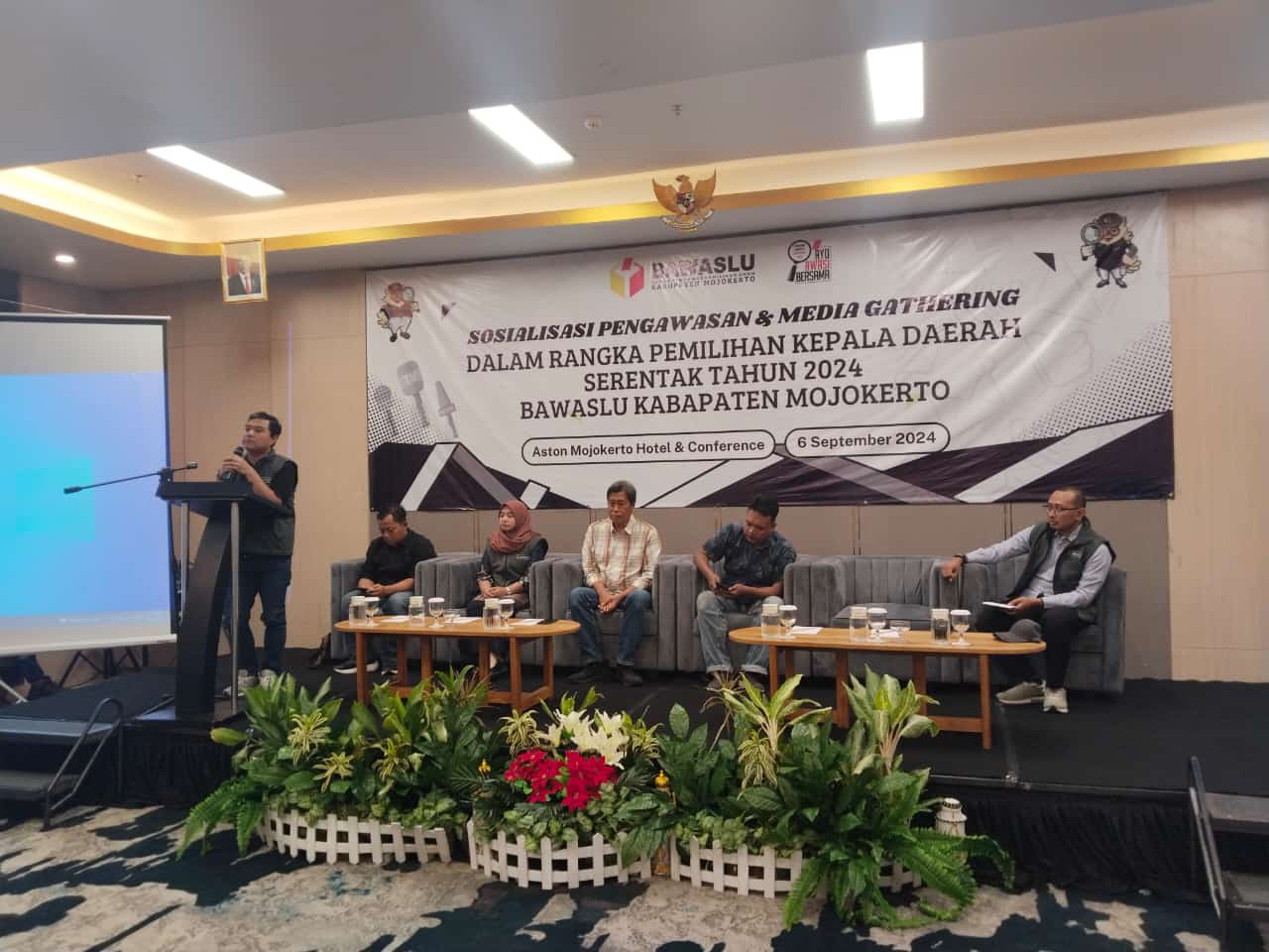 Sambutan Ketua BAwaslu Mojokerto