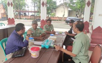 Monitoring pendaftaran ptps di panwascam dawarblandong